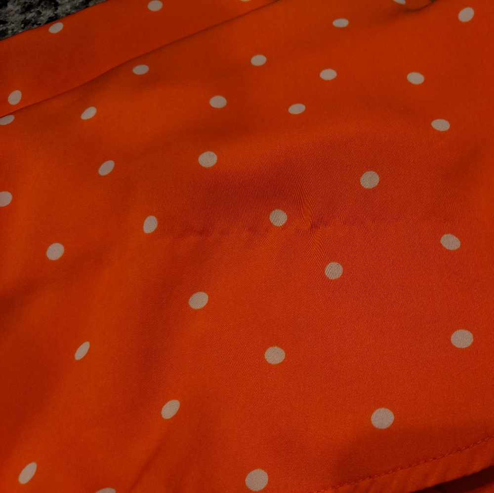 DONATING 1/20/25 🍍 Merona Orange Polka Dot Tank 🍍 - Picture 3 of 4